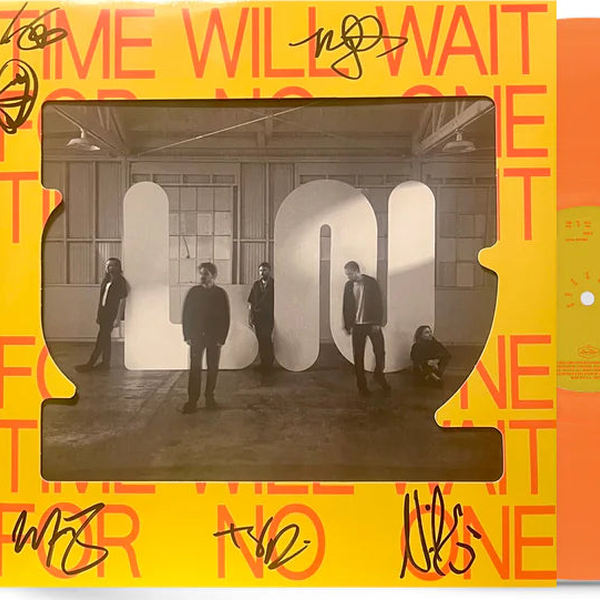 Local Natives - Time Will Wait For No One - Orange Vinyl - Signed LP - Colored Vinyl Record - crate-view