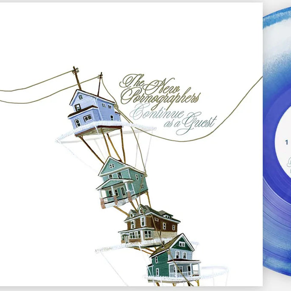 The New Pornographers - Continue As A Guest - White Blue Vinyl - LP - Colored Vinyl Record - crate-view