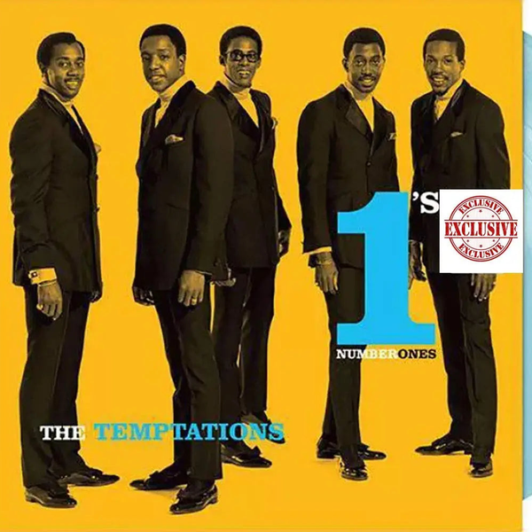 The Temptations - Number 1's - Transparent Blue Vinyl - LP - Colored Vinyl Record - crate-view