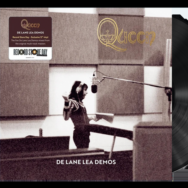 Queen - De Lane Lea Demos - Black Vinyl - 12" EP - Colored Vinyl Record - crate-view