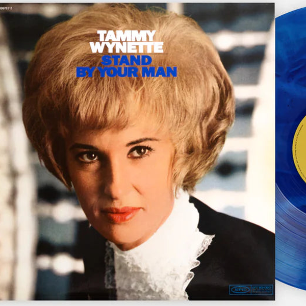 Tammy Wynette - Stand By Your Man - Blue Vinyl - LP - Colored Vinyl Record - crate-view