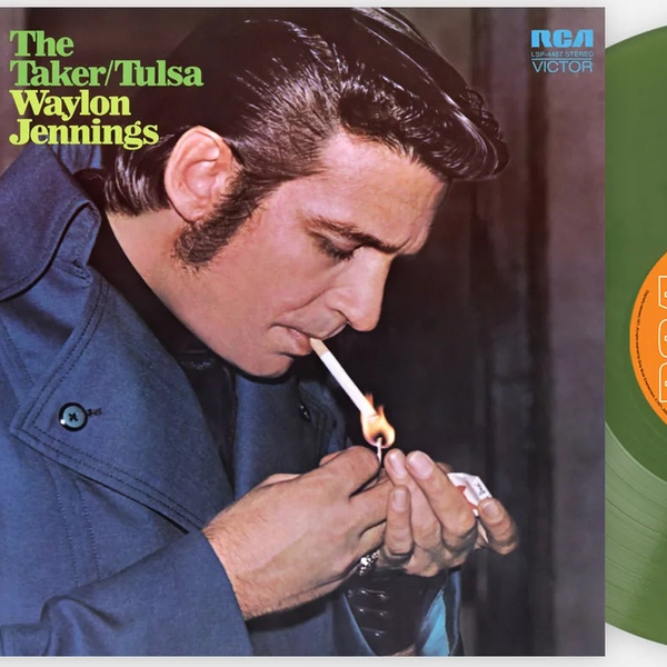 Waylon Jennings - The Taker/Tulsa - Green Vinyl - LP - Colored Vinyl Record - crate-view