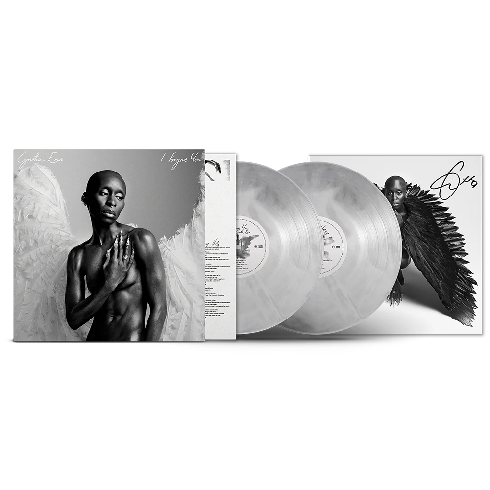 cythia erivo i forgive you white grey signed vinyl lp