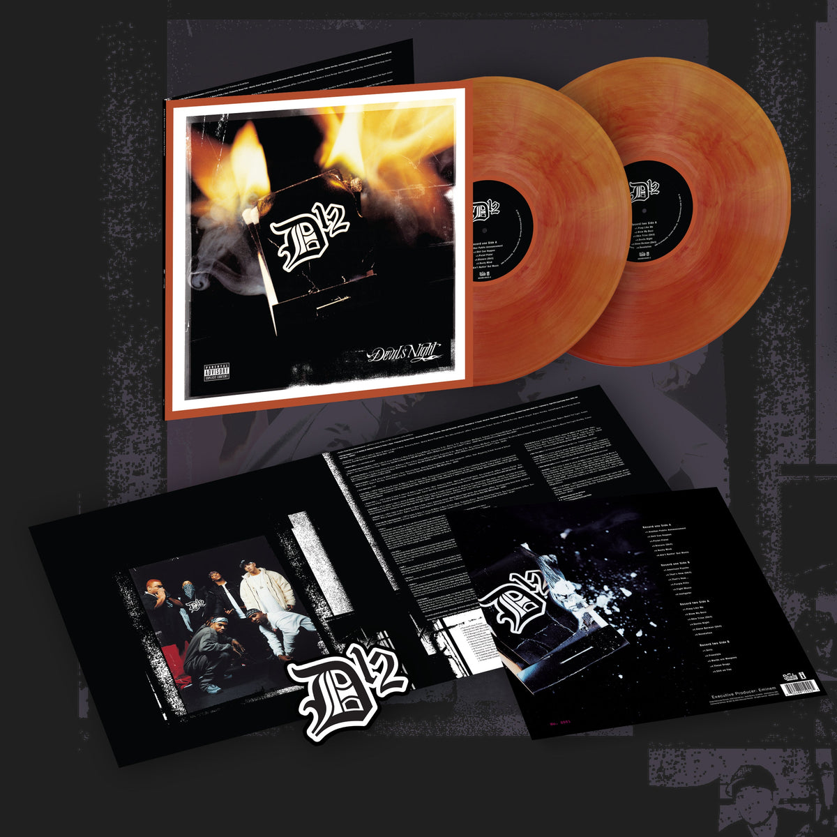 D12 - Devil's Night - Orange w/ Red Marbled [Hell Fire] Vinyl - 2LP