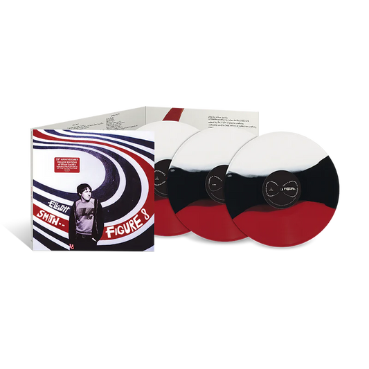 elliott smith figure 8 white black red vinyl lp