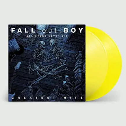 Fall out boy believers never die greatest hits yellow vinyl lp record