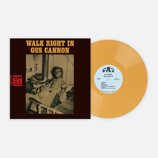 Gus cannon walk right in orange vinyl lp record