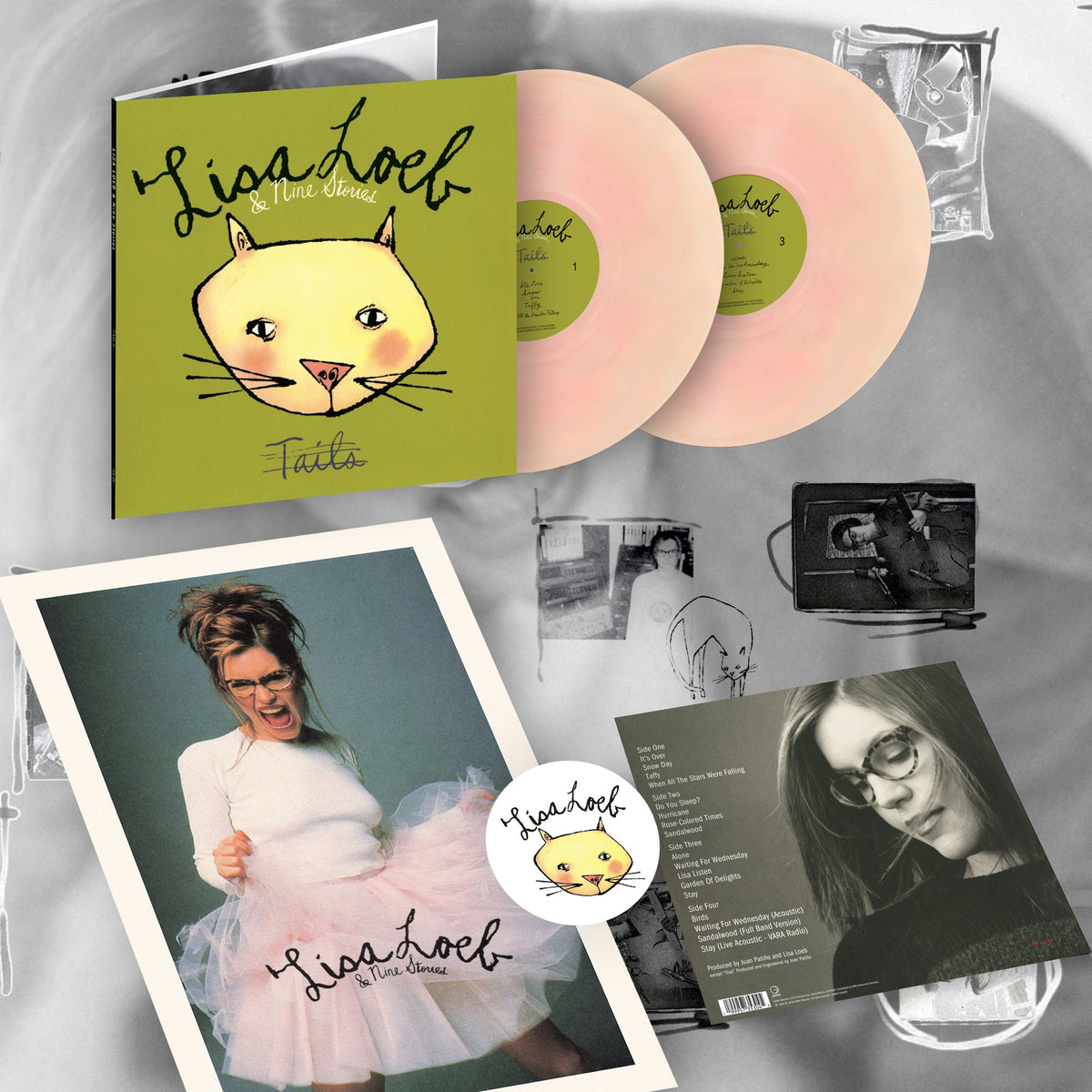 Lisa Loeb & Nine Stories - Tails - Pink Galaxy Vinyl - 2LP