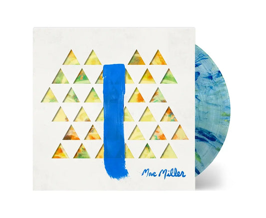 Mac Miller Blue Slide Park Clear Blue Yellow Splatter Color Vinyl LP