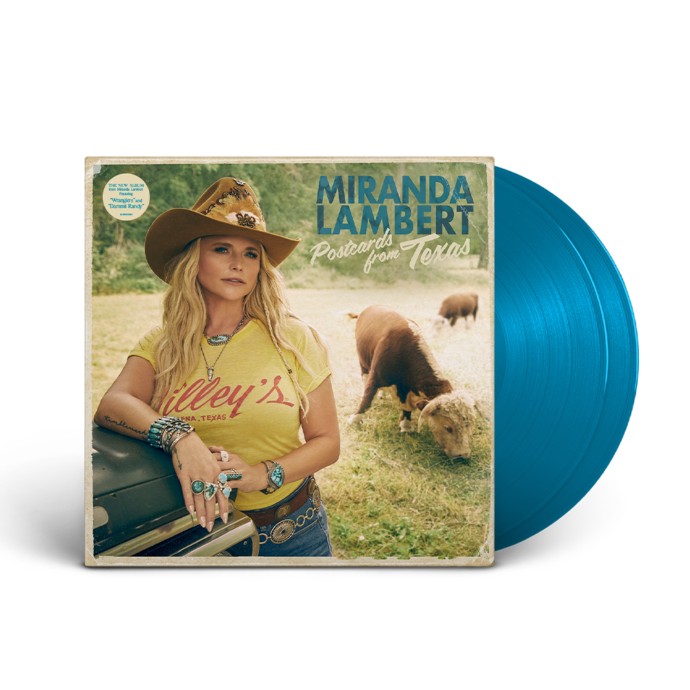 Miranda Lambert - Postcards From Texas - Sea Blue Vinyl - 2LP