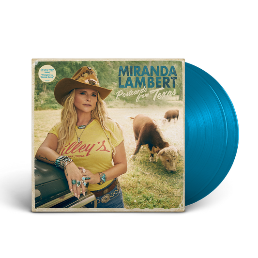 Miranda Lambert - Postcards From Texas - Sea Blue Vinyl - 2LP