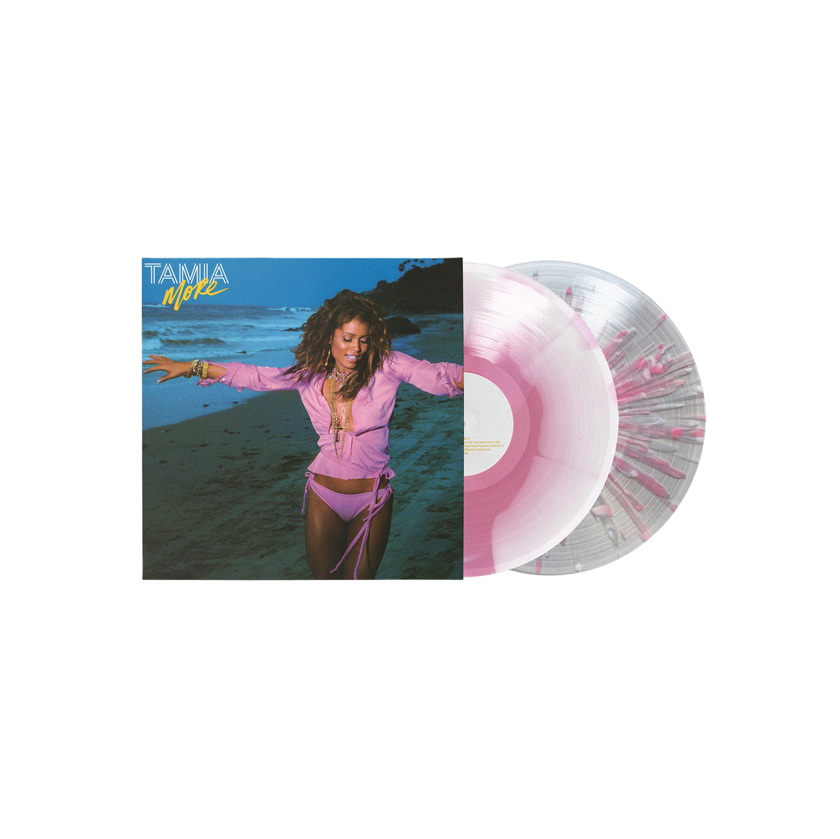 Tamia - More - 4 Year Anniversary Pink Swirl & Pink Splatter Vinyl - 2LP