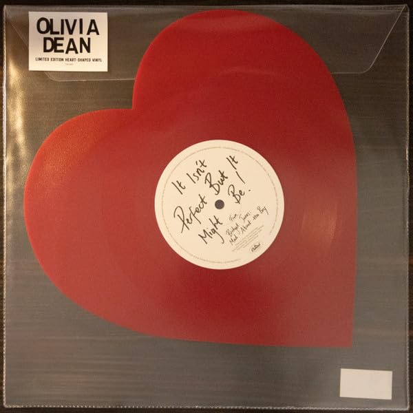 Olivia Dean - It Isn't Perfect But It Might Be - Red Heart-Shaped Vinyl - 10"