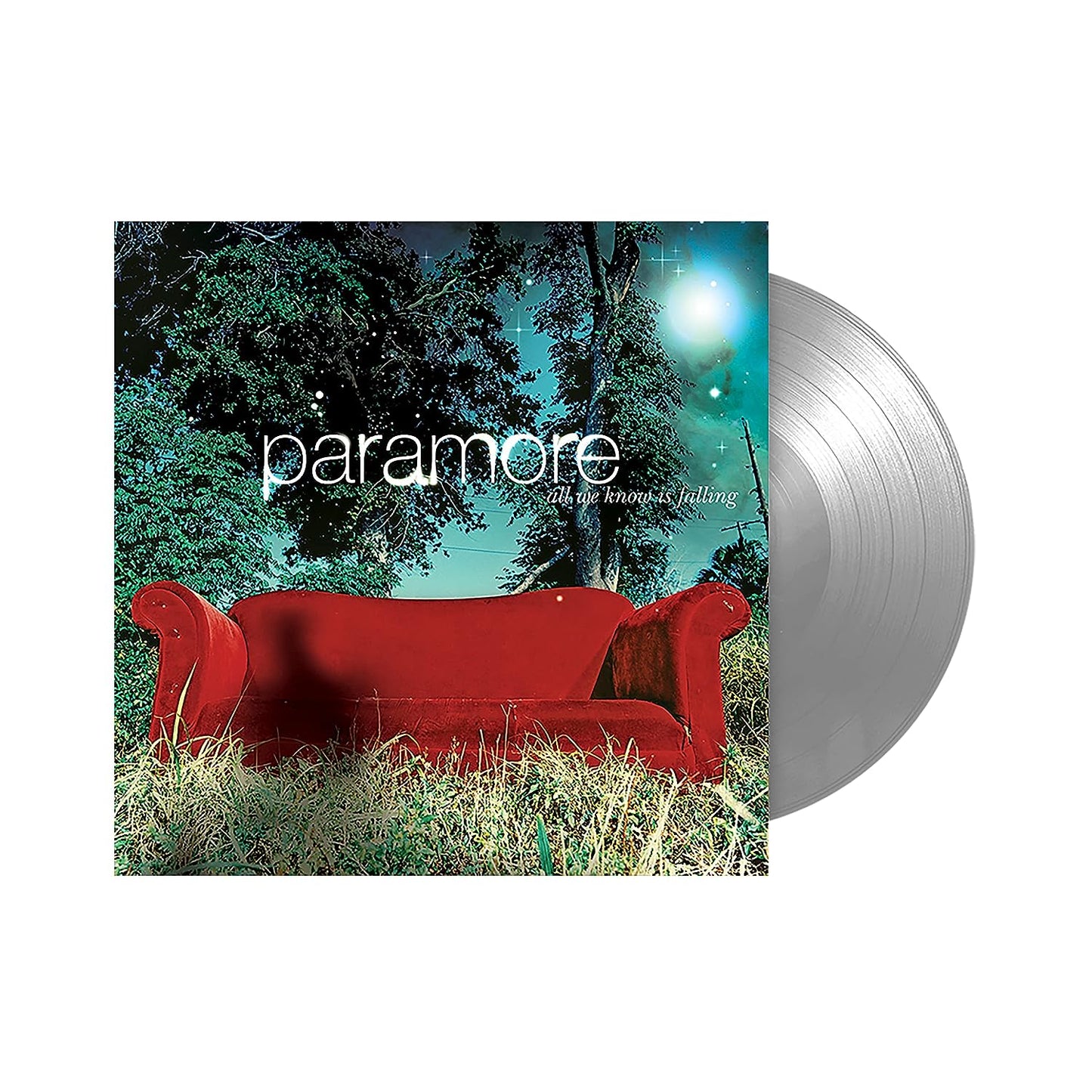 Paramore's "All We Know Is Falling" Silver Colored Vinyl LP Record