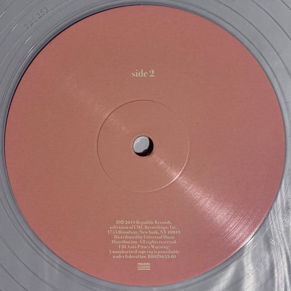 Ariana Grande - Thank U, Next - Clear Vinyl - 2LP - Used Like New