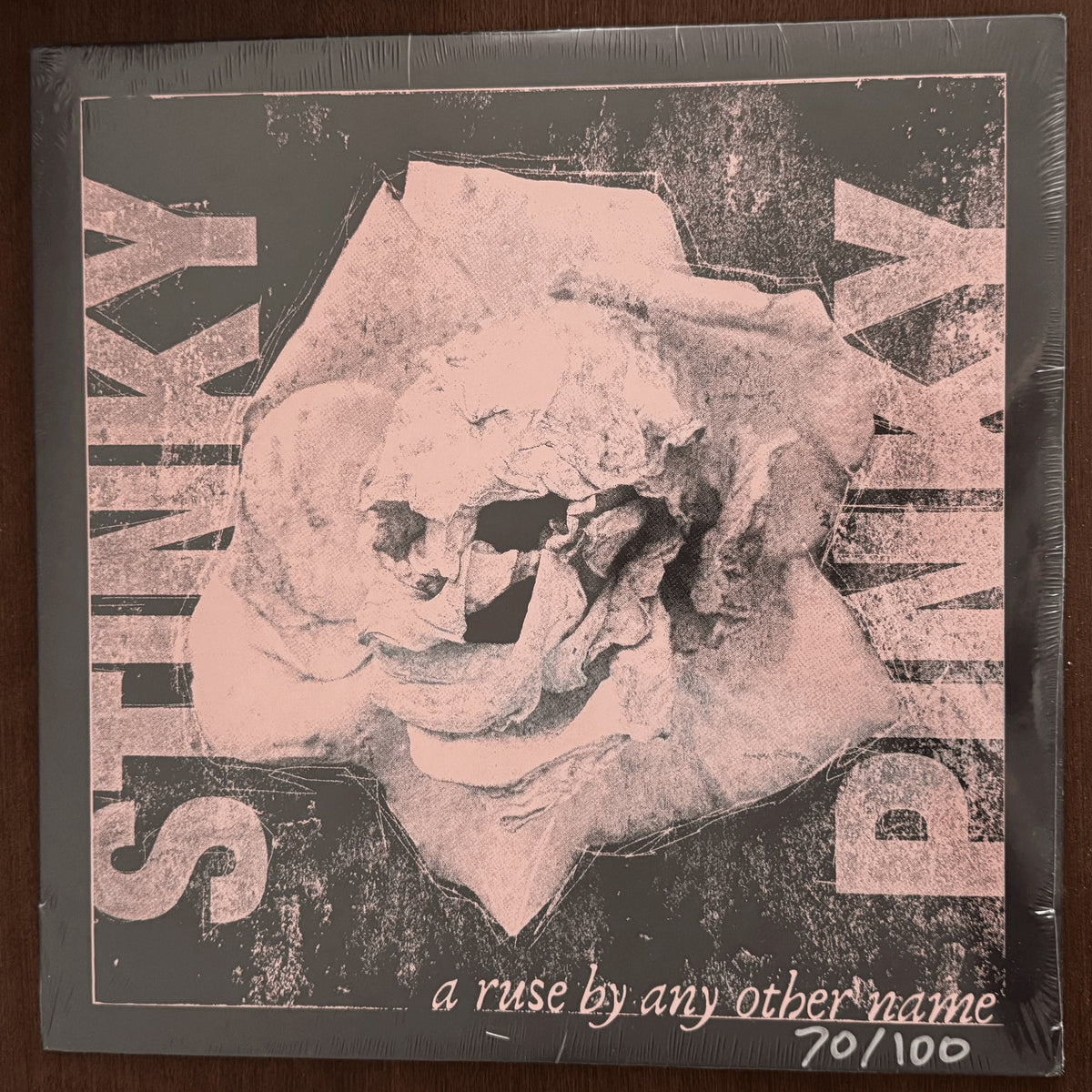 Stinky Pinky - A Ruse By Any Other Name - hand screen printed front cover, hand numbered 70/100, sealed