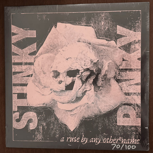 Stinky Pinky - A Ruse By Any Other Name - hand screen printed front cover, hand numbered 70/100, sealed