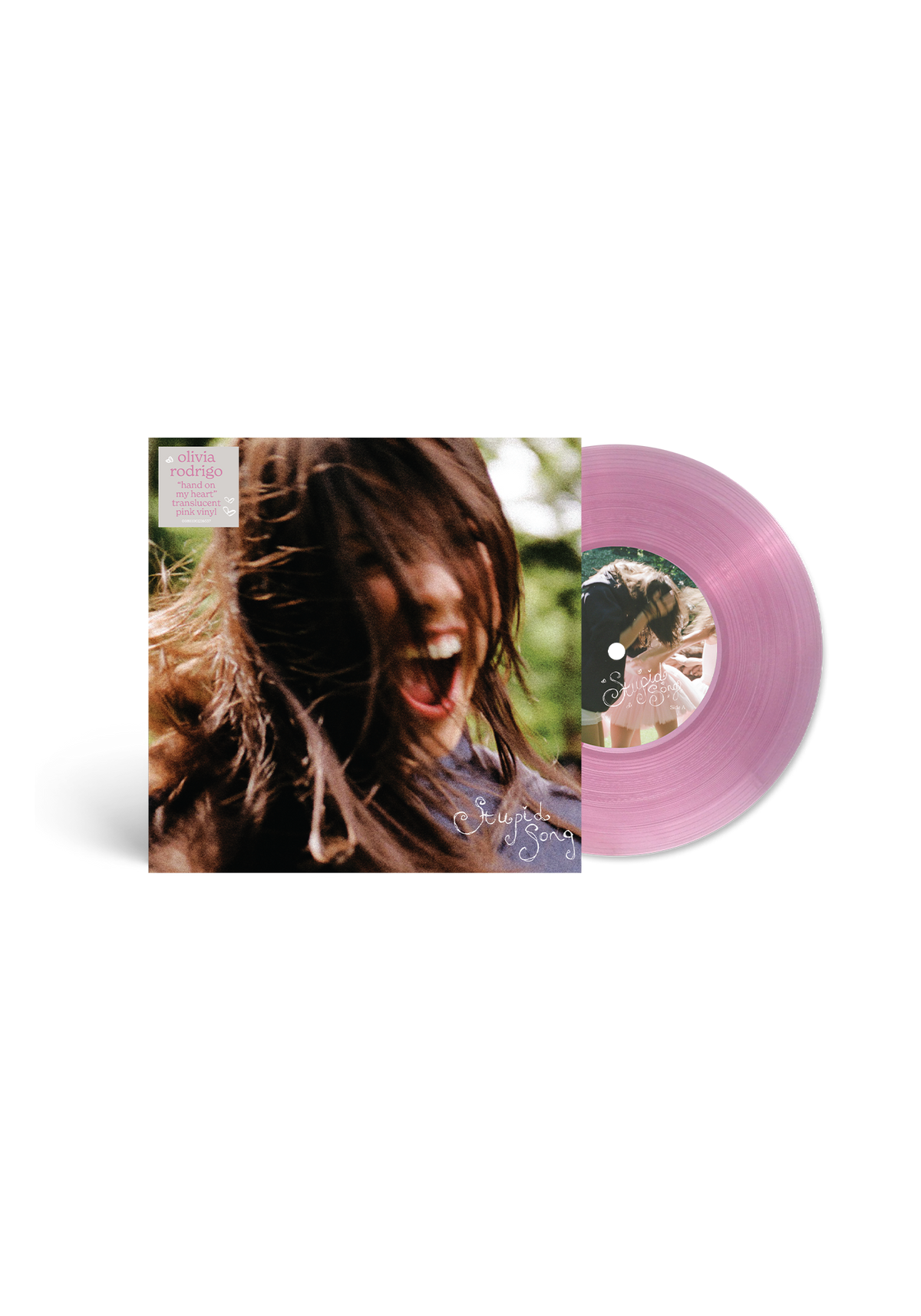 Olivia Rodrigo - stupid song - Translucent Pink - 7in Vinyl