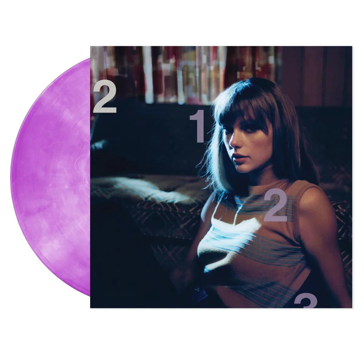 Taylor Swift Midnights Special Edition Love Potion Purple Marbled Vinyl LP Back