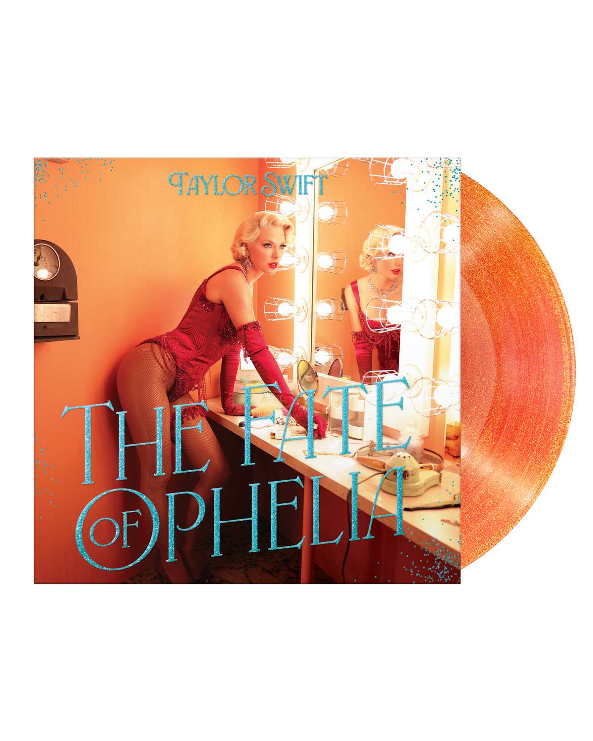 Taylor Swift - The Fate Of Ophelia - Orange Translucent With Gold Glitter [Portofino Orange Glitter] Vinyl - 7"
