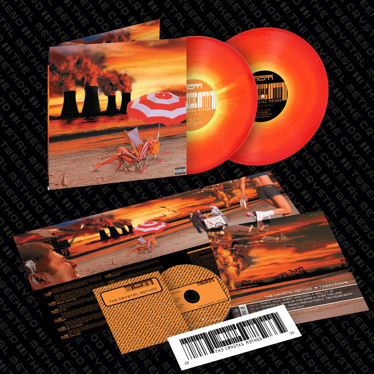 The Crystal Method - Tweekend - Orange [Nuclear Fusion] Vinyl - 2LP