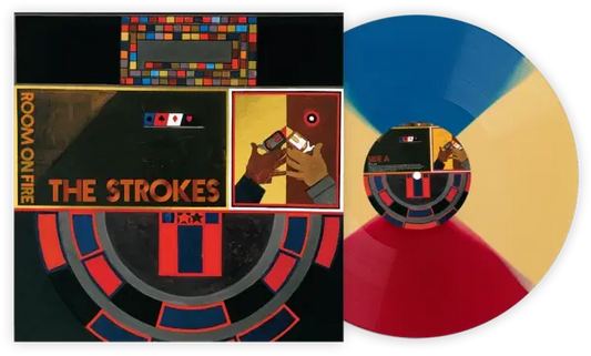 The Strokes "Room On Fire" Yellow Blue Red Variant Color Vinyl Record