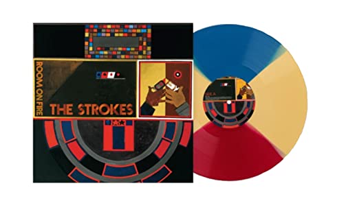 The Strokes - Room On Fire - Yellow Blue Red Vinyl - LP [Vinyl] [Vinyl] N/A
