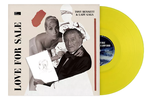 Tony Bennett & Lady Gaga "Love For Sale" Album Yellow Vinyl LP Record