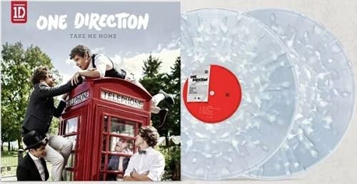 One Direction's 'Take Me Home' on White Swirl Vinyl LP Record