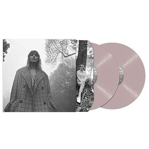 Taylor Swift "Folklore" Album on Pink Variant Vinyl LP Record