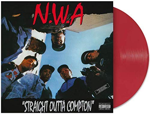 N.W.A's "Straight Outta Compton" Red Colored Vinyl LP Record