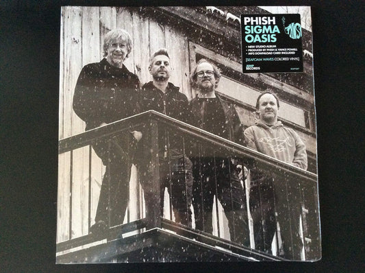 Phish's "Sigma Oasis" on Seafoam Waves Color Vinyl LP Record