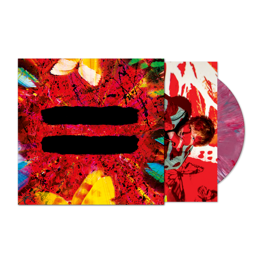 Ed Sheeran Equal Equals album on red recycled colored vinyl LP record